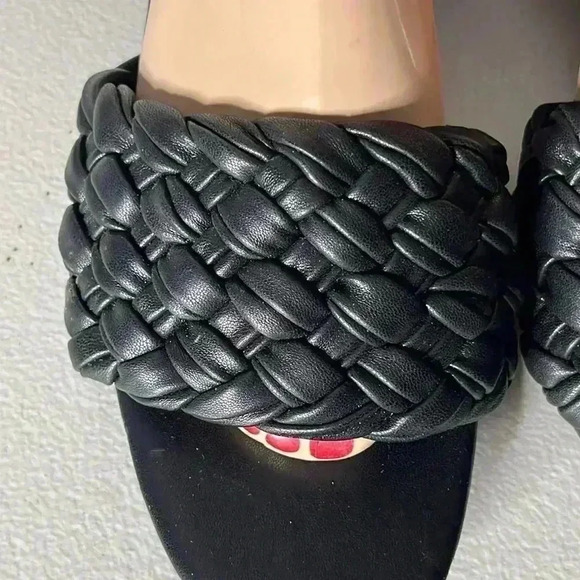 A NEW DAY Dorothy Open-Toe Thick Strap Slide On Heels Size 9.5 - Picture 3 of 7